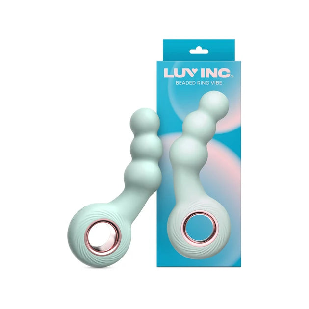 Luv Inc Br15: Beaded Ring Vibe Green